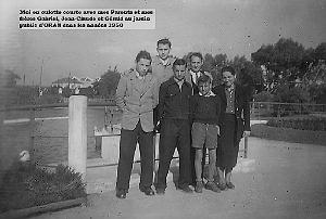 ORAN - jardin public famille Pinto1950